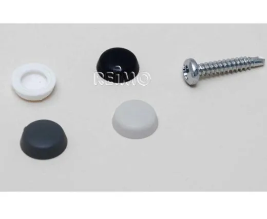 Kappenschraube und Abdeckkappen dazu