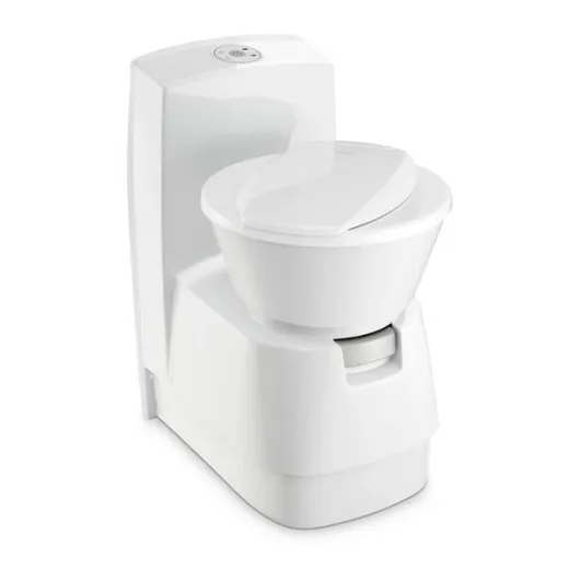 Kassettentoilette mit Keramik-Inlay und integriertem Spülwassertank
