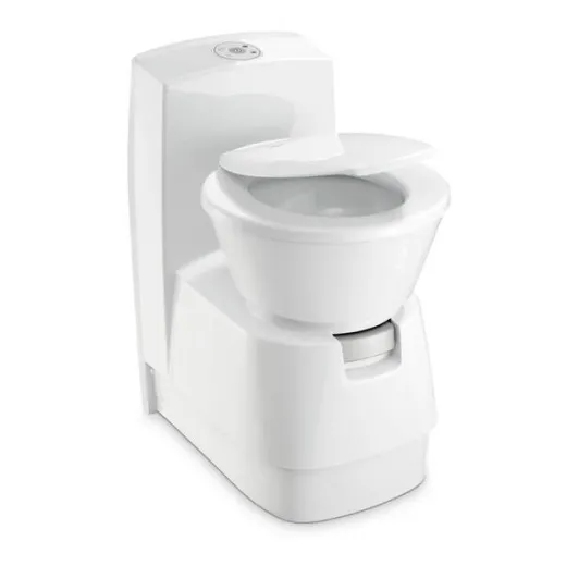 Kassettentoilette mit Keramik-Inlay und integriertem Spülwassertank