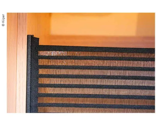 KIIPER-Mini Ablagenetz Set 4, für 400mm Einbaubreite, schwarz liniert