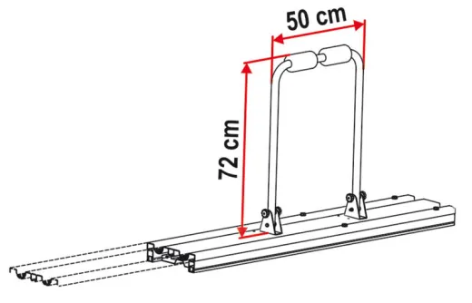 Kit Bike Slide für 2 Fahrräder