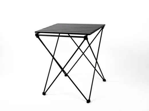 Kleiner single Alu-Falttisch mit Aufbewahrungstasche (abnehmbar)