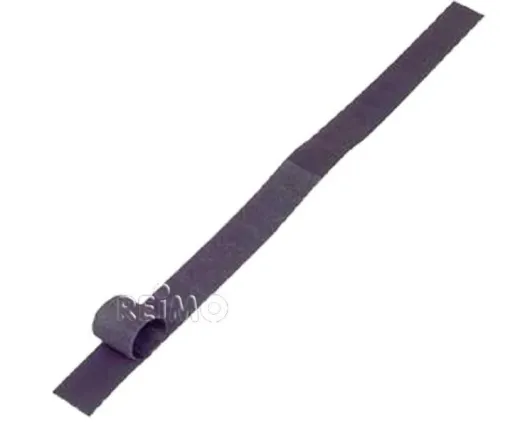 Klettband selbstkleb. 20mm schwarz 5m