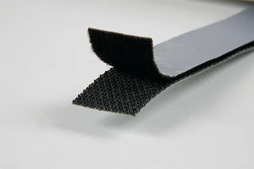 Klettband selbstklebend 20mm schwarz 5m