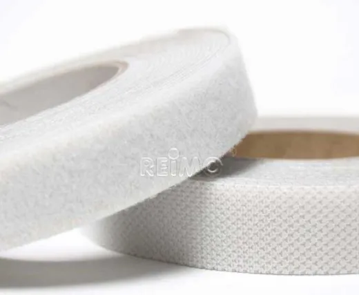 Klettband selbstklebend 20mm (weiß) 5m