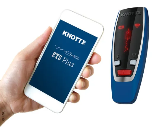 Knott ETS Plus Fernanzeige und Knott App