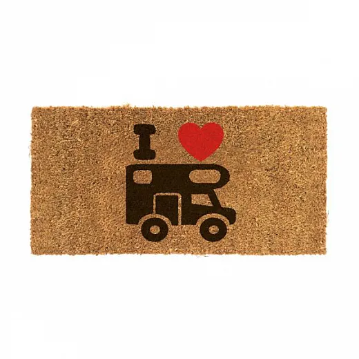 Kokosmatte 50x25cm - mit Druck Caravan