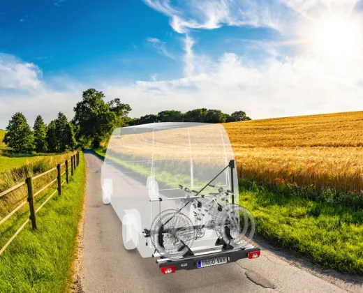 Komplettsystem für 1 Fahrrad und 1 Fat Bike - LED-Leuchten