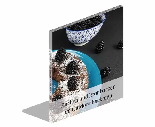 Kuchen und Brot backen im Outdoor Backofen, 18 x 20 cm