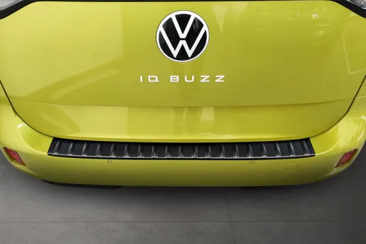 Ladekantenschutz für VW ID.Buzz, Edelstahl Mattschwarz