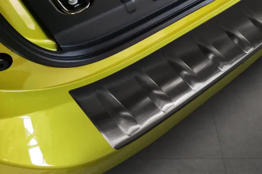 Ladekantenschutz für VW ID.Buzz, Edelstahl Mattschwarz