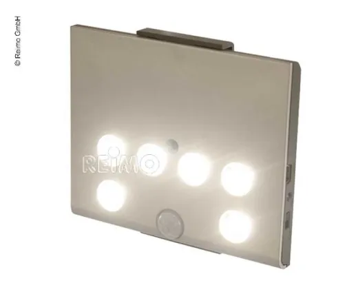 LED Akku-Leuchte m. Sensor 0,5W 6LEDs Ein-/Ausschalter 1400mA Akku