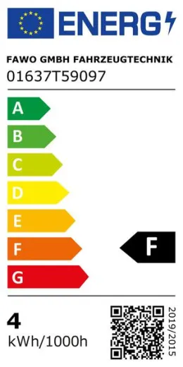 LED-Aufbauleuchte Lava 12V/4W silber