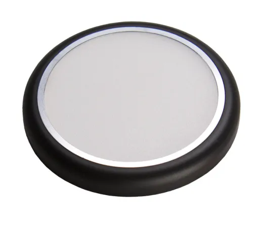 LED-Deckenleuchte rund schwarz, ø105x12mm, Touch dimmbar