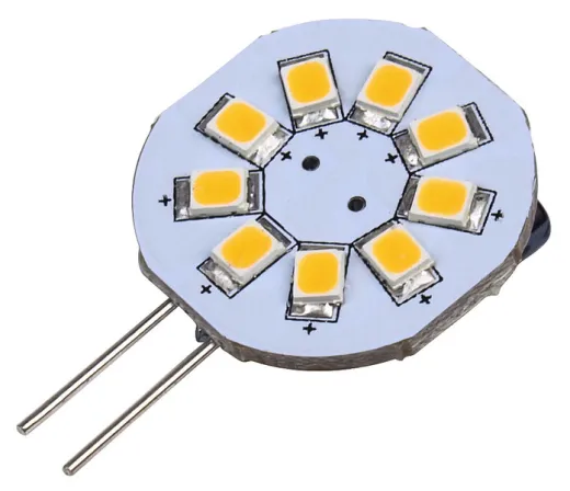 LED G4 Leuchtmittel, 1,5W, 120 Lumen, 9 warmweiße SMD