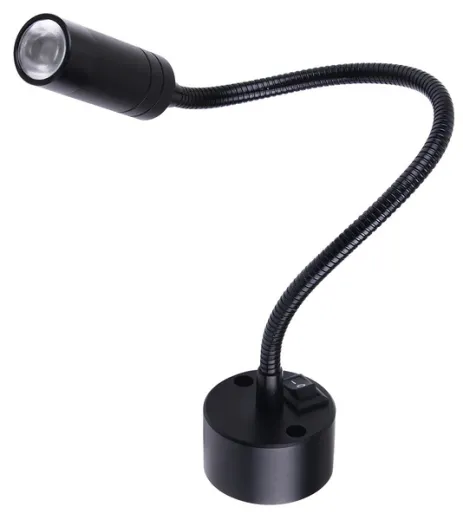 LED Leuchte flexibel, schwarz, 2W high power, 110 Lumen
