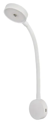 LED-Schwanenhalsleuchten mit weißem und rotem Licht -