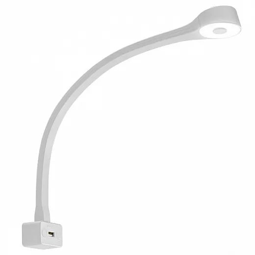LED-Schwanenhalsleuchte - 1,3 W - Schwarz