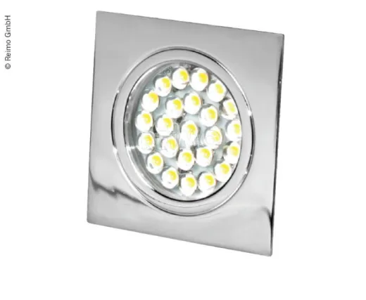 LED Spot 12V, 1,6W, 24LED, chrom