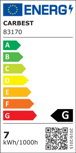 LED Streifen 12V, IP67, 9,6W/m, 3000K, 5m, mit 1m Anschlusskabel