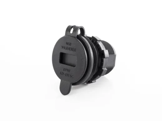 LED Voltmeter mit integrierter USB Ladesteckdose 12 V / 24 V