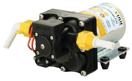 LILIE Soft Serie Pumpe WeißGELB mit Bypass-Steuerung 1,4 bar, 7,5 l/min