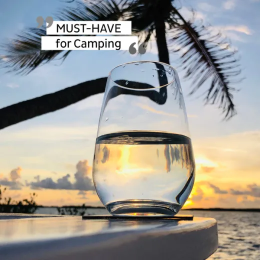 Longdrink-Gläser Magnet 2er Set, inkl. 2 Magnet-Untersetzer