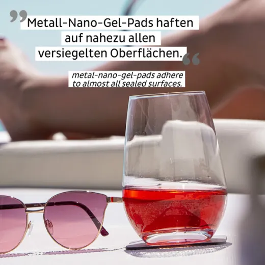 Longdrink-Gläser Magnet 2er Set, inkl. 2 Magnet-Untersetzer