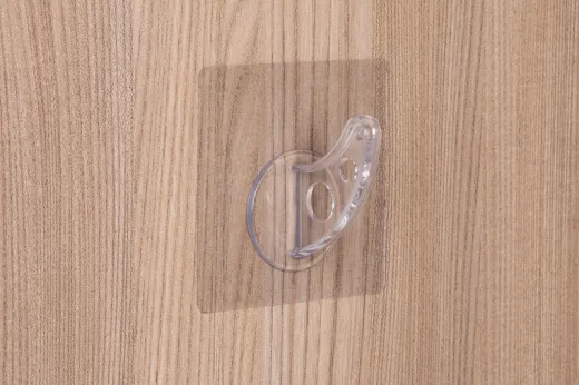 Magischer Bügelhaken, transp., bis max. 4,5kg, 10x10cm