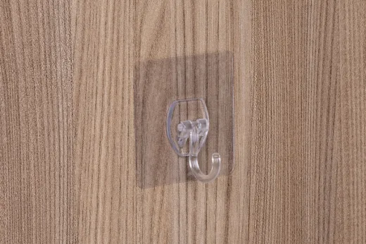 Magischer Variohaken 4er-Set, transp., bis max. 3,5kg, 6,9x6,9cm