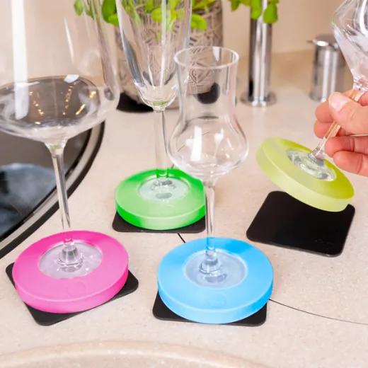 Magnet-Kondom für Stielgläser - 6er Set