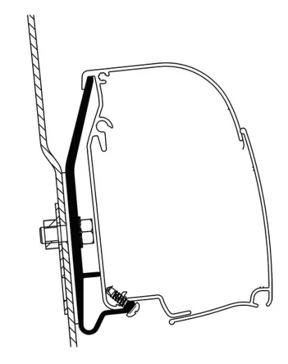 Markisen Adapter Westfalia Ford Nugget THULE TO 4900 260cm