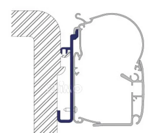 Markisenadapter Rapido 7-8-9 3-teilig