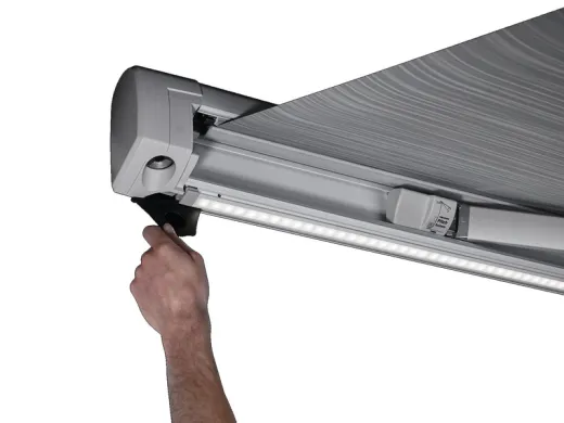 Markisenbeleuchtung, Zelt-/LED-Montageschiene 3m, weiß, für Omnistor 5200