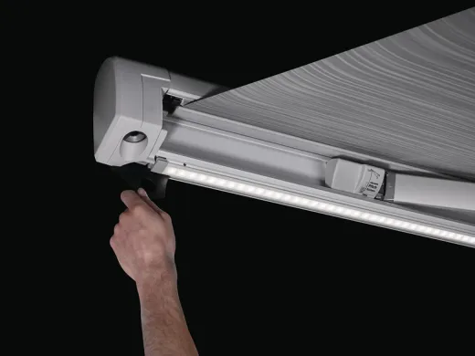 Markisenbeleuchtung, Zelt-/LED-Montageschiene 3m, weiß, für Omnistor 5200