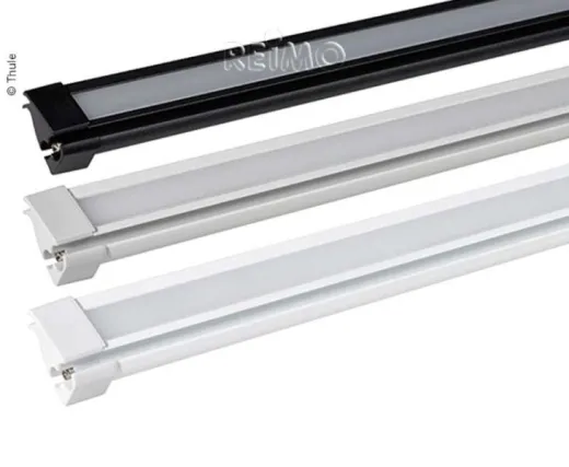 Markisenbeleuchtung, Zelt-/LED-Montageschiene 4m, Schwarz, für Omnistor 5200