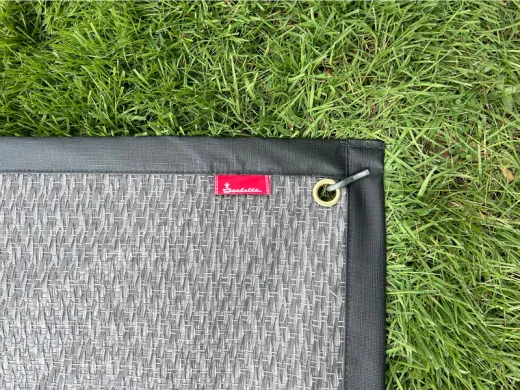 Markisenteppich (hellgrau, Tiefe 250 cm)