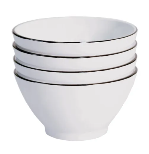 Melamin Müslischalen LINEA, 4 teilig