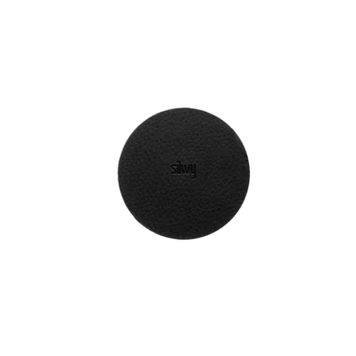 Metall-Pad 'SUPERSTRONG' Ø8cm black, magnetisch, Neodym-Magnet, 1 Stk. Aus massivem Metall