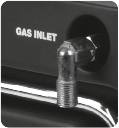 Mobiler Gas-Durchlauferhitzer - 50 mbar