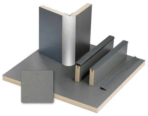 Möbelbauplatten Anthrazit Metallic Schichtstoff, HPL