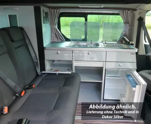 Möbelzeile TrioStyle Fertigteil vormontiert ohne Technik, kurzer Radstand