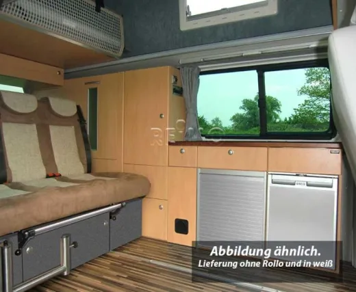 Möbelzeile TrioStyle, Hochglanz Weiß, für VW T6/5 LR, Bausatz