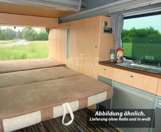 Möbelzeile TrioStyle, Hochglanz Weiß, für VW T6/5 LR, Bausatz