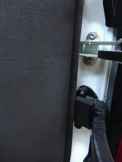 Moskitonetz Hecktür für Fiat Ducato ab 07, RV mittig, Magnetbefestigung