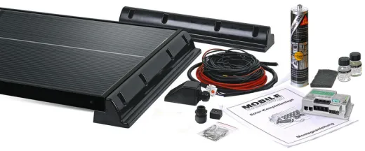 MT 65 Solar-Komplettanlage, 1x 65W-Cis Modul, Solarregler Duo