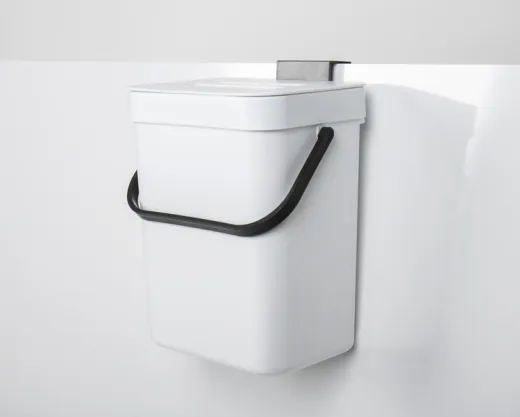 Mülleimer 3 Liter weiß