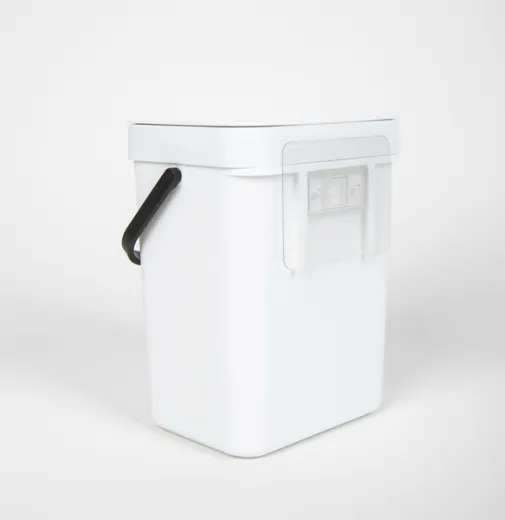 Mülleimer 3 Liter weiß