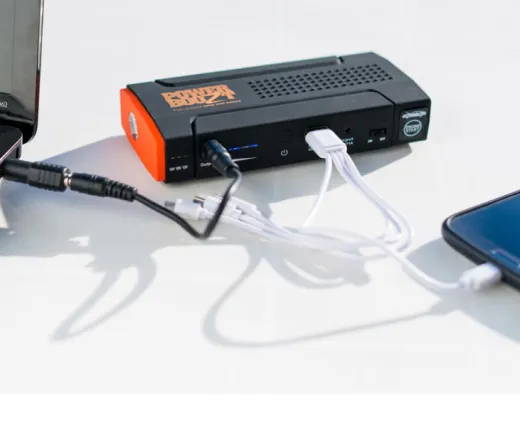 Multi-Powerbank:Starthilfe,Ladegerät,Powerbank, Startstrom max. 600A