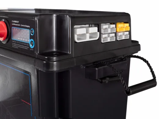 Multifunktionale Power Unit / 1024 Wh LiFePO4 Batterie / Sinus-Wechselrichter 1000 W / MPPT-Solarregler